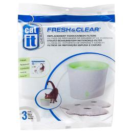 Catit Design Fresh & Clear poidełko fontanna - Filtry zapasowe, 3 szt.