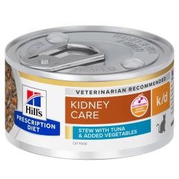 Hill's Prescription Diet k/d Kidney Care Ragout, tuńczyk i warzywa - 96 x 82 g