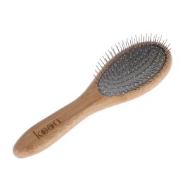 kooa szczotka dla zwierząt, z bambusa - Dł. x szer. x wys.: 22 x 7 x 4 cm