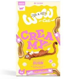 WOW Cat Creamy Snack, 5 x 15 g - Kurczak