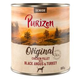 Purizon Senior, filet z kurczaka z wołowiną Black Angus - 12 x 800 g