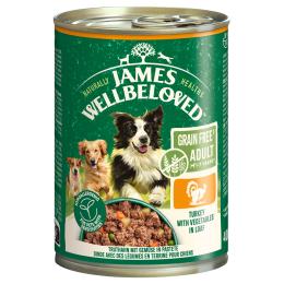 James Wellbeloved Adult Dog Grain Free Hypoallergenic, indyk w pasztecie - 24 x 400 g