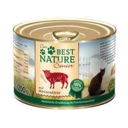 Best Nature Cat Senior, 6 x 200 g - Jagnięcina