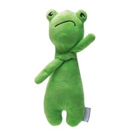 beeztees zabawka dla psa Grumpy Froggy - Dł. x szer. x wys.: 30 x 11,5 x 7,5 cm​​​​​​​