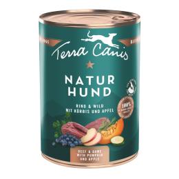 Korzystny pakiet Terra Canis Naturhund, 12 x 400 g - Wołowina i dziczyzna z dynią i jabłkiem
