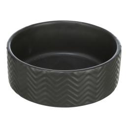 Trixie ceramiczna miska, czarna - 900 ml, Ø 16 cm