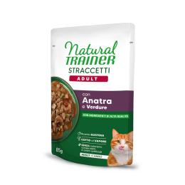 Megapakiet Natural Trainer, paski w sosie, 44 x 85 g - Kaczka