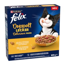 Felix Doppelt lecker, kurczak i indyk - 2 x 800 g