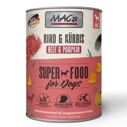 Korzystny pakiet MAC's Adult, 12 x 800 g - Wołowina i dynia