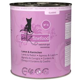catz finefood w puszkach, 6 x 800 g - Jagnięcina z królikiem