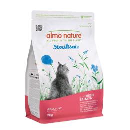 Almo Nature Functional Sterilised, łosoś z ryżem - 2 x 2 kg