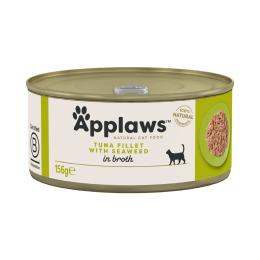 Megapakiet Applaws w bulionie, 24 x 156 g - Filet z tuńczyka z wodorostami