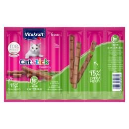 Vitakraft Cat Stick - Healthy, Kurczak i trawa dla kota, 6 x 6 g