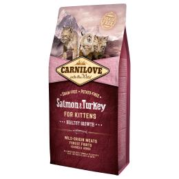 Carnilove for Kittens Healthy Growth, łosoś i indyk - 2 x 6 kg