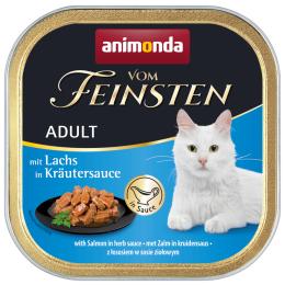 Megapakiet animonda vom Feinsten Adult NoGrain w sosie, 36 x 100 g - Łosoś w sosie ziołowym