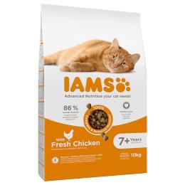 IAMS Advanced Nutrition Senior Cat 7+ z kurczakiem - 10 kg