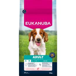 Eukanuba Premium Nutrition Adult Small & Medium Breed, łosoś - 12 kg