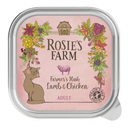 Rosie's Farm Adult, 16 x 100 g - Jagnięcina i kurczak
