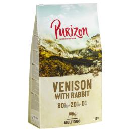 Purizon Adult, dziczyzna i królik, bez zbóż - 12 kg