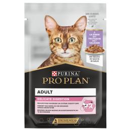 PURINA PRO PLAN Cat Adult Delicate Digestion - Indyk, 6 x 85 g