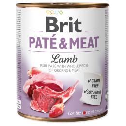 Brit Paté & Meat Adult, 6 x 800 g - Jagnięcina
