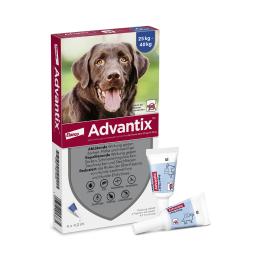 Advantix Spot-On dla psów - XL: 25-40 kg (4 pipety x 4,0 ml)