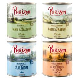 Purizon Adult, 6 x 800 g  - Pakiet mieszany