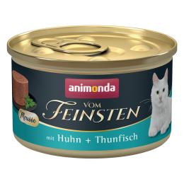 animonda vom Feinsten Adult, 12 x 85 g - Kurczak i tuńczyk