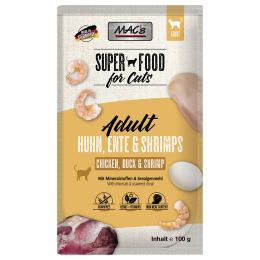 MAC´s Cat Super Food w saszetkach, 12 x 100 g - Kaczka i krewetki