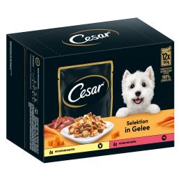 Cesar Selektion, mięso i warzywa w galarecie - 12 x 100 g
