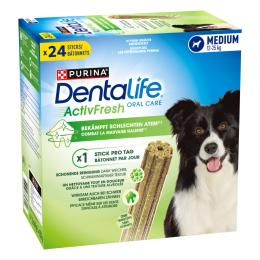 PURINA Dentalife Active Fresh codzienna pielęgnacja zębów dla średnich psów - 24 szt.