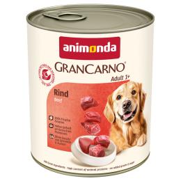 Megapakiet animonda GranCarno Original Adult, 24 x 800 g - Czysta wołowina