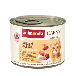 Megapakiet animonda Carny Kitten, 24 x 200 g - Koktajl drobiowy