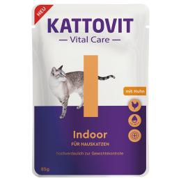 Kattovit Vital Care Indoor, saszetki z kurczakiem - 24 x 85 g