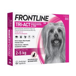 Frontline Tri-Act Spot-on dla psów - M: 10-20 kg (3 pipety x 2 ml)