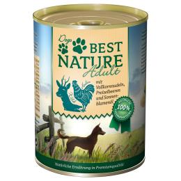 Best Nature Dog Adult 12 x 400 g - Dziczyzna, kurczak i makaron