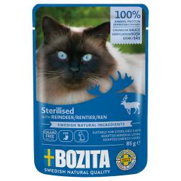 Bozita Sterilised kawałki w sosie, 12 x 85 g - Renifer