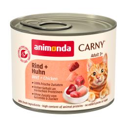 animonda Carny Adult, 6 x 200 g - Wołowina i kurczak