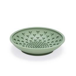 beeztees silikonowa mata do lizania, miska - Zielona (dł. x szer. x wys.): 19 x 19 x 4,5 cm