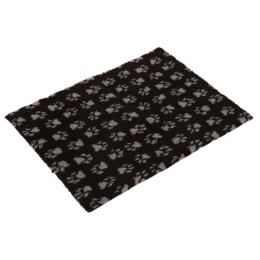 Vetbed® Isobed SL Paw koc, czarno-szary - Dł. x szer.:  100 x 75 cm