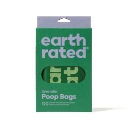 Earth Rated 120 woreczków na odchody z uchwytem - Lawenda
