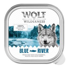 Megapakiet Wolf of Wilderness Monoprotein Adult, 24 x 300 g - Blue River - ryba
