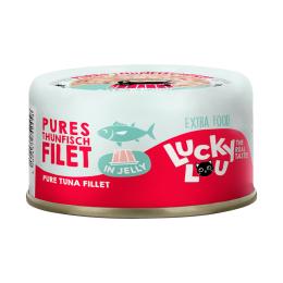 Lucky Lou Extra Food w galarecie, 12 x 70 g - Filet z tuńczyka