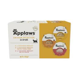Pakiet próbny Applaws Cat Pot, 8 x 60 g - Wariacje drobiowe