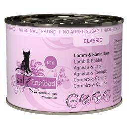 catz finefood, 6 x 200 g - Jagnięcina i królik