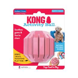 KONG Puppy Activity Ball dla szczeniąt - Rozmiar M: Ø 7,6 cm