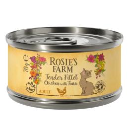 Rosie's Farm Tender Filet, 12 x 70 g - Kurczak z tuńczykiem