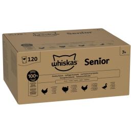 Whiskas Senior w saszetkach, 120 x 85 g - Wybór drobiowy w galarecie