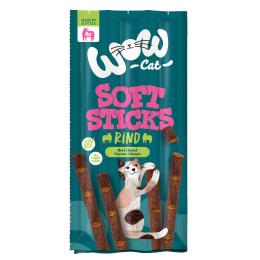 WOW Cat Soft Sticks, 6 x 5 g - Wołowina, 6 x 5 g