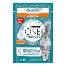 PURINA ONE Hydralife Cat Liquid, 12 x 50 g - o smaku kurczaka